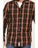 Image #3 - Resistol Men's Lamar Plaid Button Down Western Shirt, Rust Copper, hi-res