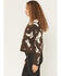 Image #2 - Idyllwind Women's Saddleridge Western Conversation Print Sweater, Pecan, hi-res