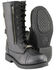 Image #4 - Milwaukee Leather Women's Tall Lace Front Buckles Back and Knife Storage Boots - Round Toe, Black, hi-res