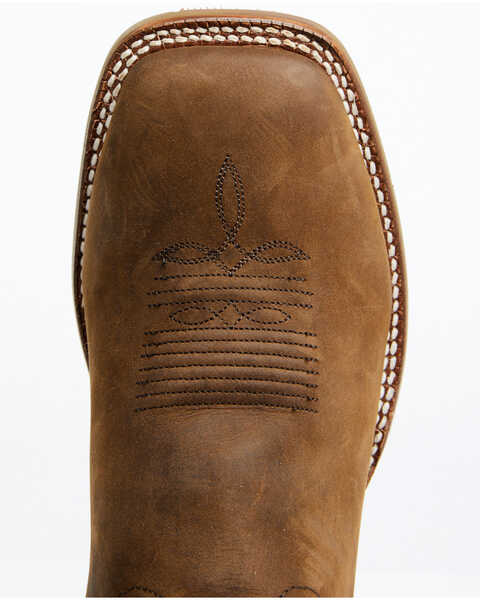 El Dorado Men's Bay Western Boots - Broad Square Toe, Brown, hi-res