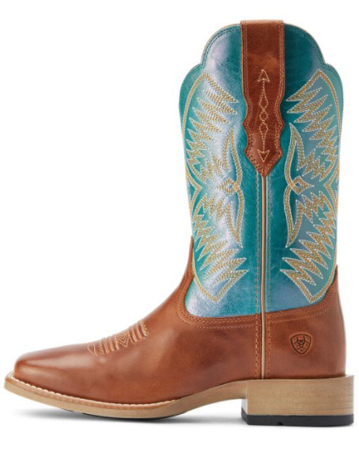 Image #2 - Ariat Women's Odessa Stretchfit Performance Western Boots - Broad Square Toe, Brown, hi-res