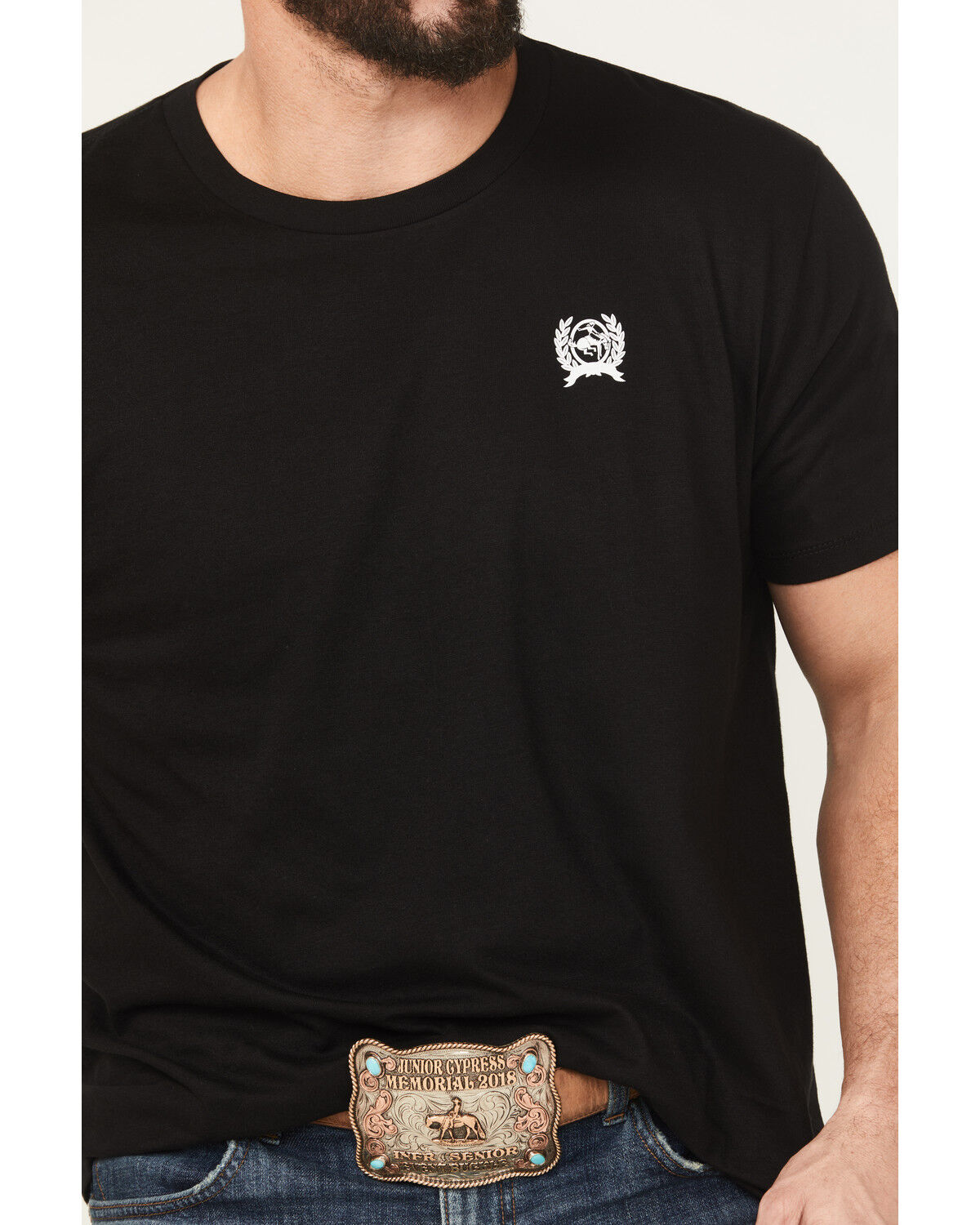 Image #3 - Cinch Men's Lead This Life Short Sleeve Graphic T-Shirt, Black, hi-res