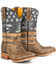 Image #1 - Tin Haul Men's Freedom Western Boots, Brown, hi-res