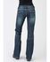 Image #1 - Stetson Women's 816 Dark Wash Deco Bootcut Jeans , , hi-res