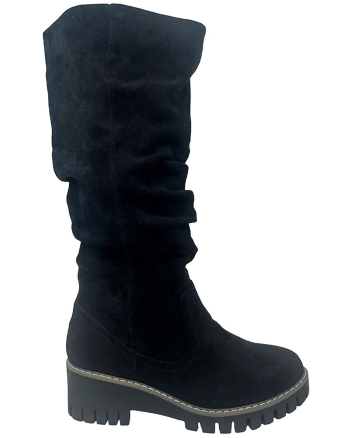 Very G Women's Dashing Tall Fashion Boots - Round Toe, Black, hi-res