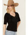 Image #2 - Idyllwind Women's Linder Fringe Front Tree, Black, hi-res