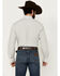 Image #4 - Cinch Men's Checkered Print Long Sleeve Button-Down Western Shirt, Cream, hi-res