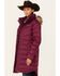 Image #2 - Columbia Women's Marionberry Belle Isle Mid Down Jacket, Red, hi-res