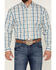 Image #3 - Stetson Men's Vintage Plaid Long Sleeve Button-Down Western Shirt , Blue, hi-res