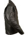 Image #2 - Milwaukee Leather Men's Triple Stitch Extra Long Biker Jacket - 5X, , hi-res