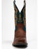 RANK 45 Men's Tank Western Performance Boots - Round Toe, Brown/blue, hi-res