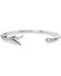 Montana Silversmiths Women's Kristy Titus At Last Antler Bracelet, Silver, hi-res