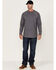 Cody James Men's FR Long Sleeve Raglan Work T-Shirt , Grey, hi-res