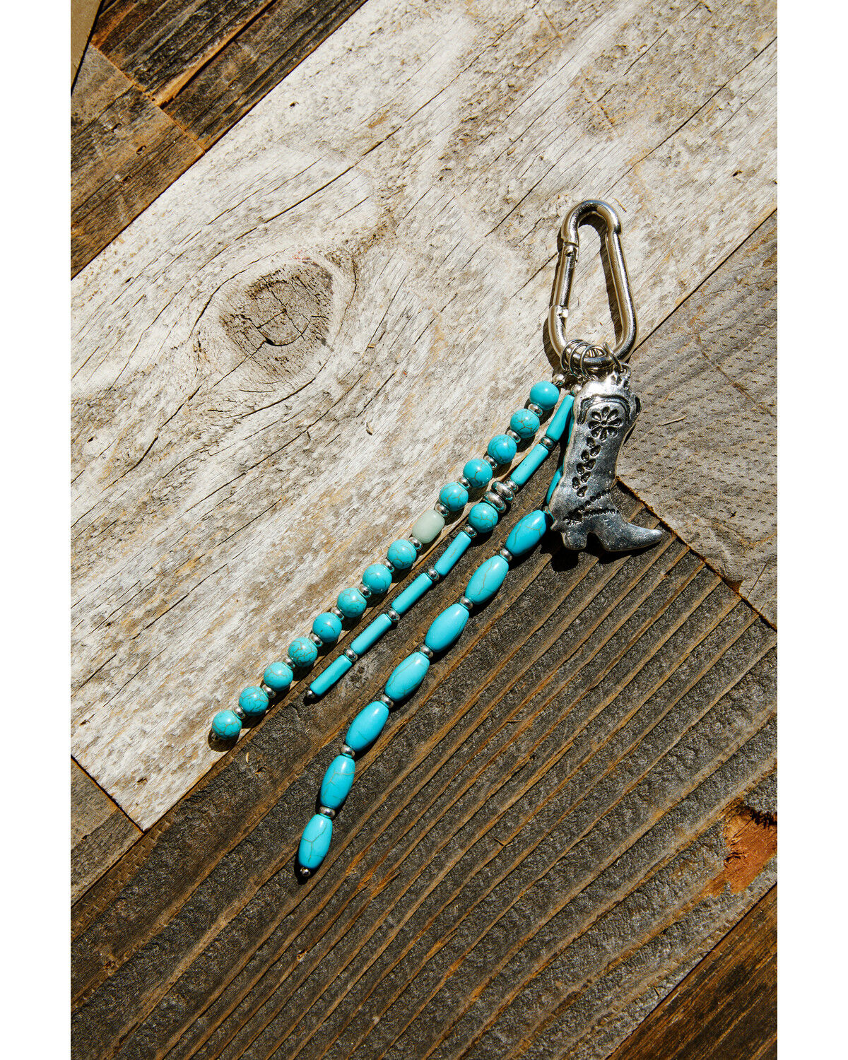 Image #2 - Shyanne Women's Beaded Fringe Boot Bag Charm, Turquoise, hi-res