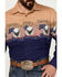Panhandle Men's We The People Border Long Sleeve Snap Western Shirt , Navy, hi-res