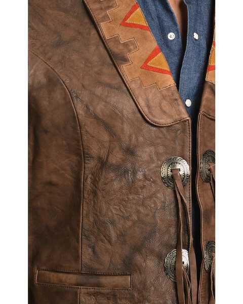 Image #2 - Kobler Circle of Life Leather Vest, Acorn, hi-res