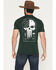 Image #1 - Howitzer Men's Defiant 76 Short Sleeve Graphic T-Shirt, Green, hi-res