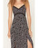 Image #3 - Idyllwind Women's Karah Ditsy Floral Print Sleeveless Maxi Dress, Black, hi-res