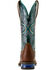 Image #5 - Ariat Women's Captivate Performance Western Boots - Broad Square Toe, Blue, hi-res