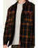 Image #3 - Lucky Brand Workwear Men's Sherpa Lined Insulated Flannel Work Shirt Jacket, Black, hi-res