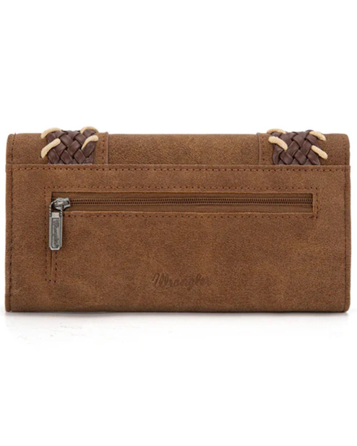 Image #2 - Wrangler Women's Whipstitch Wallet, Brown, hi-res