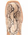 Image #6 - Cody James Men's Exotic Python Western Boots - Broad Square Toe, Brown, hi-res
