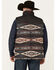 Image #4 - Ariat Men's Crius Southwestern Print Insulated Vest, Dark Grey, hi-res