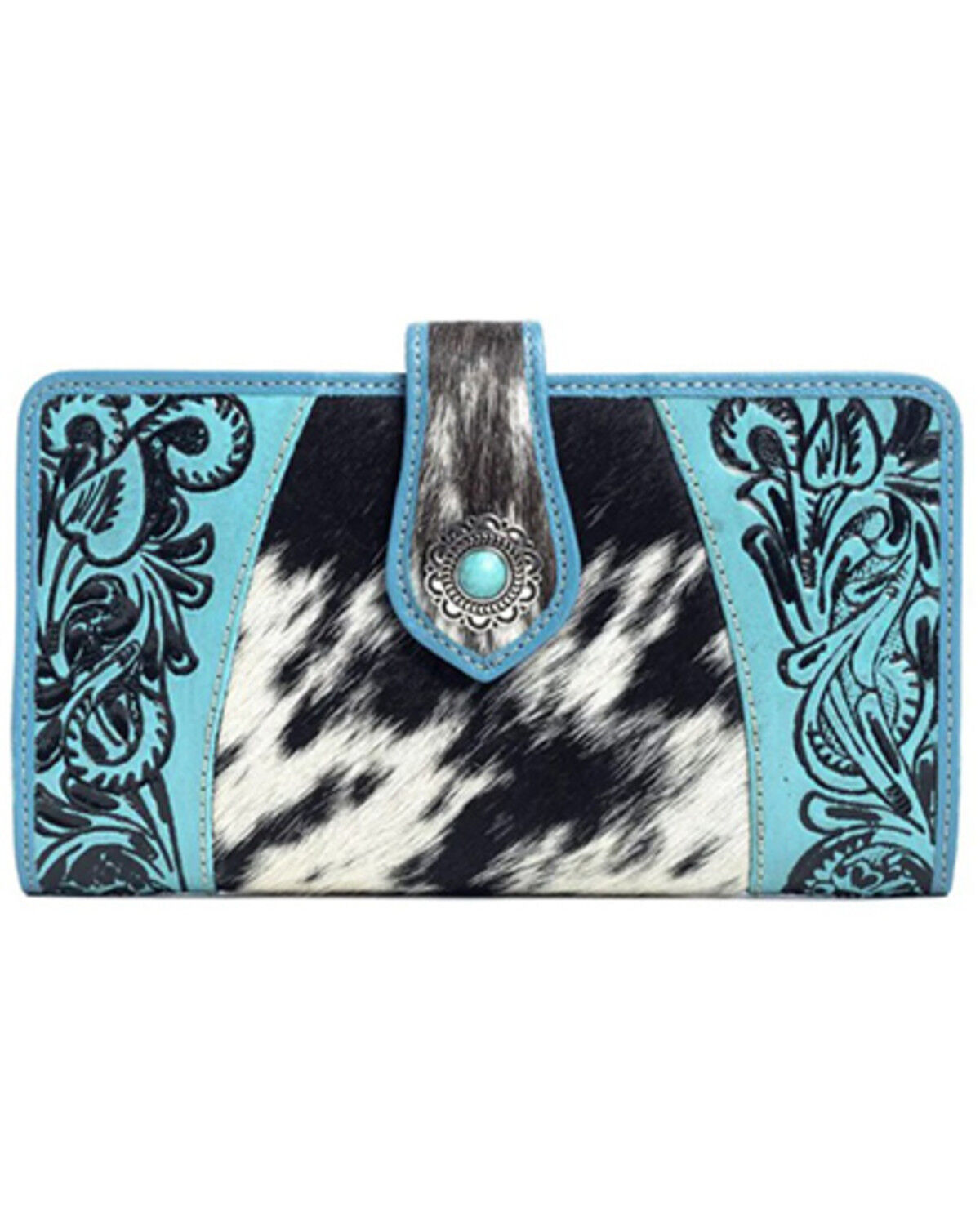 Product Name:  Shyanne Women's Tooled Leather Wristlet Wallet