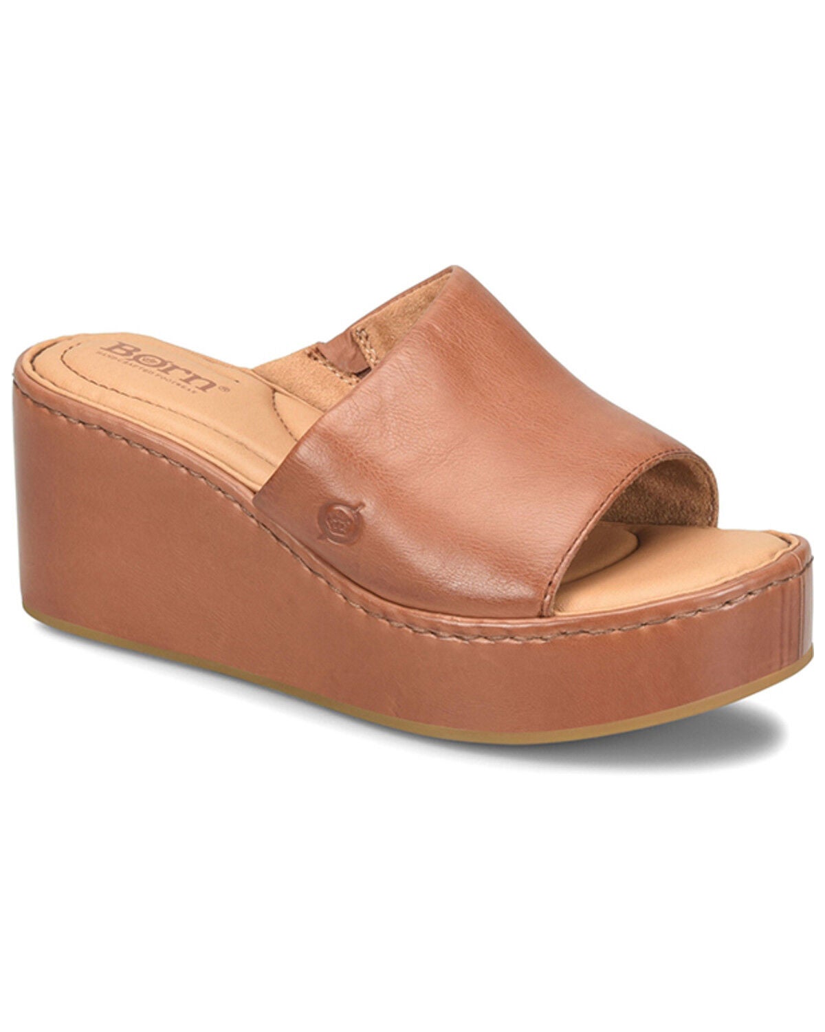 Born Women's Shilo Wedge Sandals, Brown, hi-res