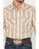 Image #3 - Ariat Men's Hines Retro Striped Long Sleeve Snap Western Shirt, Off White, hi-res