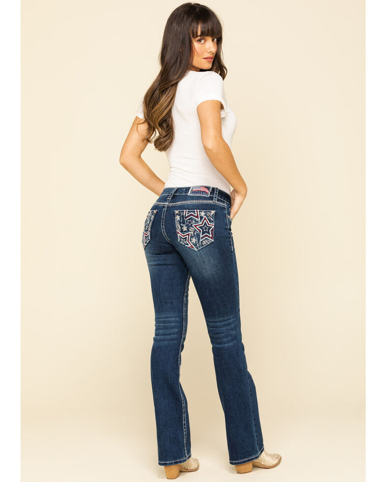 Shyanne Women's Americana Blowout Bootcut Jeans