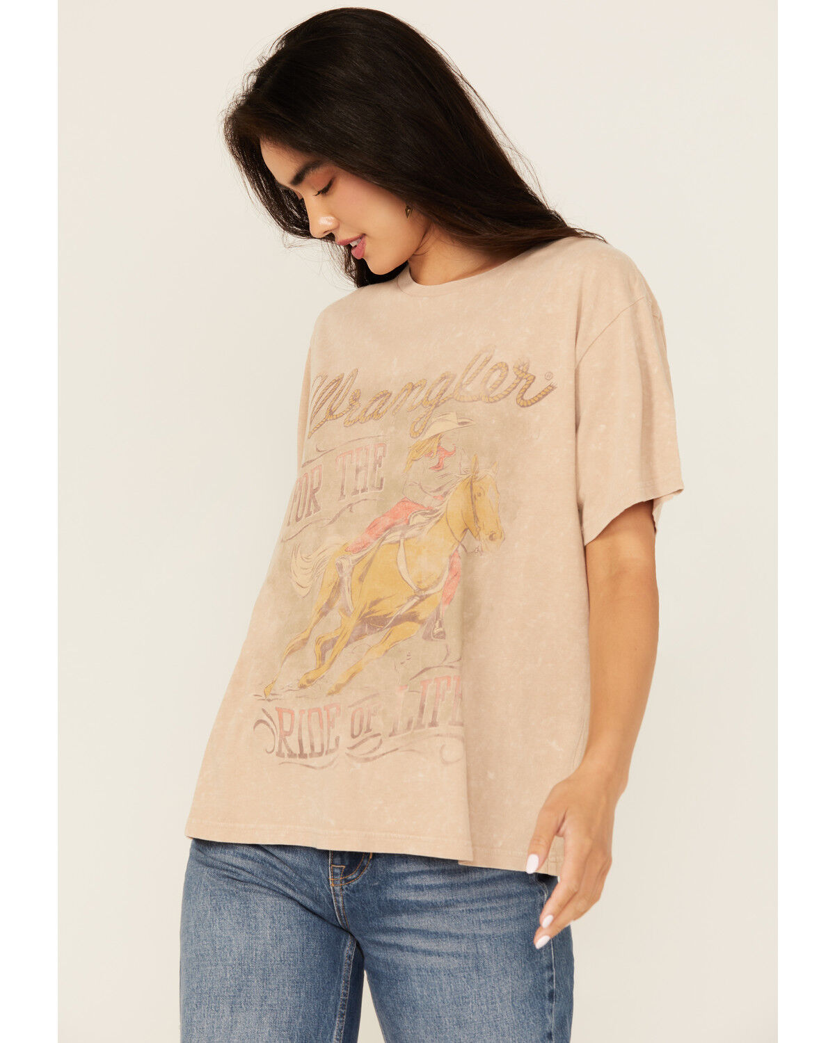 Product Name:  Wrangler Women's Ride Of Life Short Sleeve Graphic Tee
