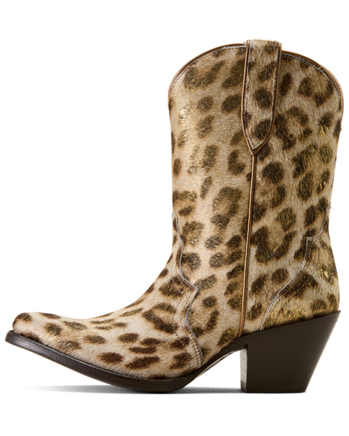 Image #2 - Ariat Women's Julietta Leopard Print Short Western Boot - Round Toe, Leopard, hi-res