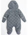 Urban Republic Infant Boys' Quilted Pram Onesie Footed Snowsuit , Grey, hi-res