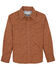 Image #1 - Wrangler 20X Boys' Paisley Print Long Sleeve Snap Stretch Western Shirt, Brown, hi-res