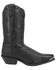 Laredo Men's Lizard Print Western Boot - Snip Toe, Black, hi-res