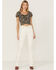 Idyllwind Women's Bay Cove Crop Peasant Top, Black, hi-res
