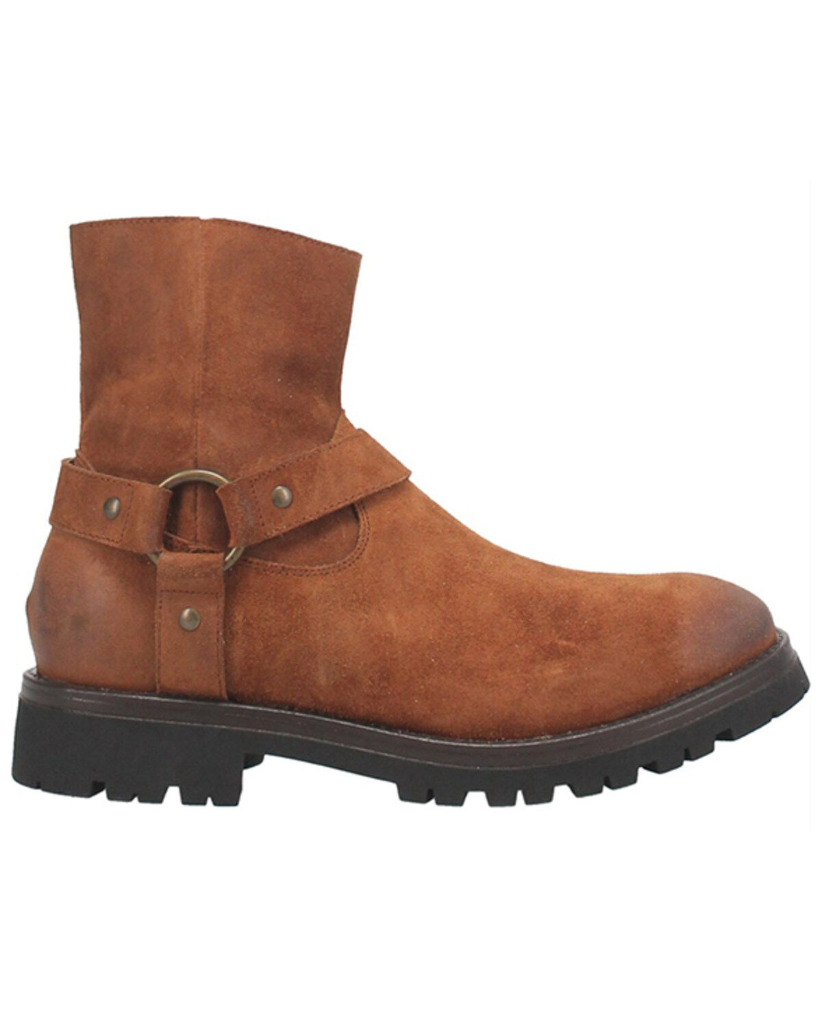 Image #2 - Dingo Men's Road Trip Ankle Boots - Round Toe, Brown, hi-res