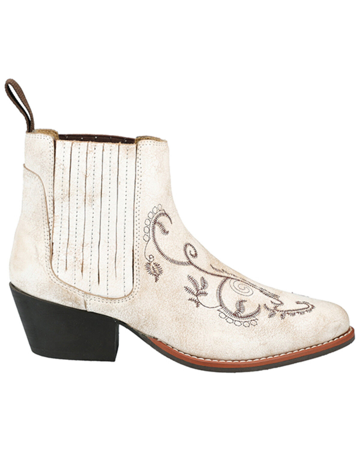 Image #2 - Smoky Mountain Women's Grace Western Boots - Round Toe, White, hi-res