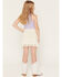 Image #3 - Shyanne Girls Eyelet Ruffle Skirt, Cream, hi-res