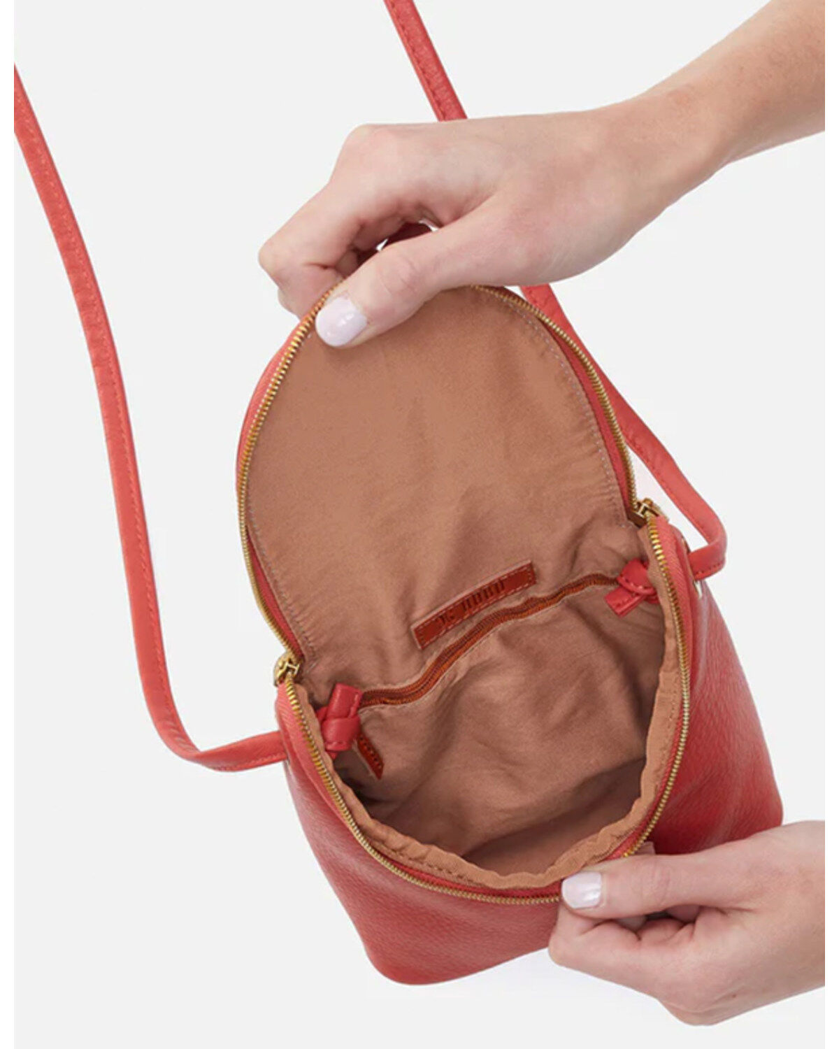 Image #2 - Hobo Women's Fern Crossbody Bag, Red, hi-res