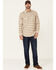 Image #2 - Cody James Men's FR Striped Long Sleeve Work Shirt, Tan, hi-res