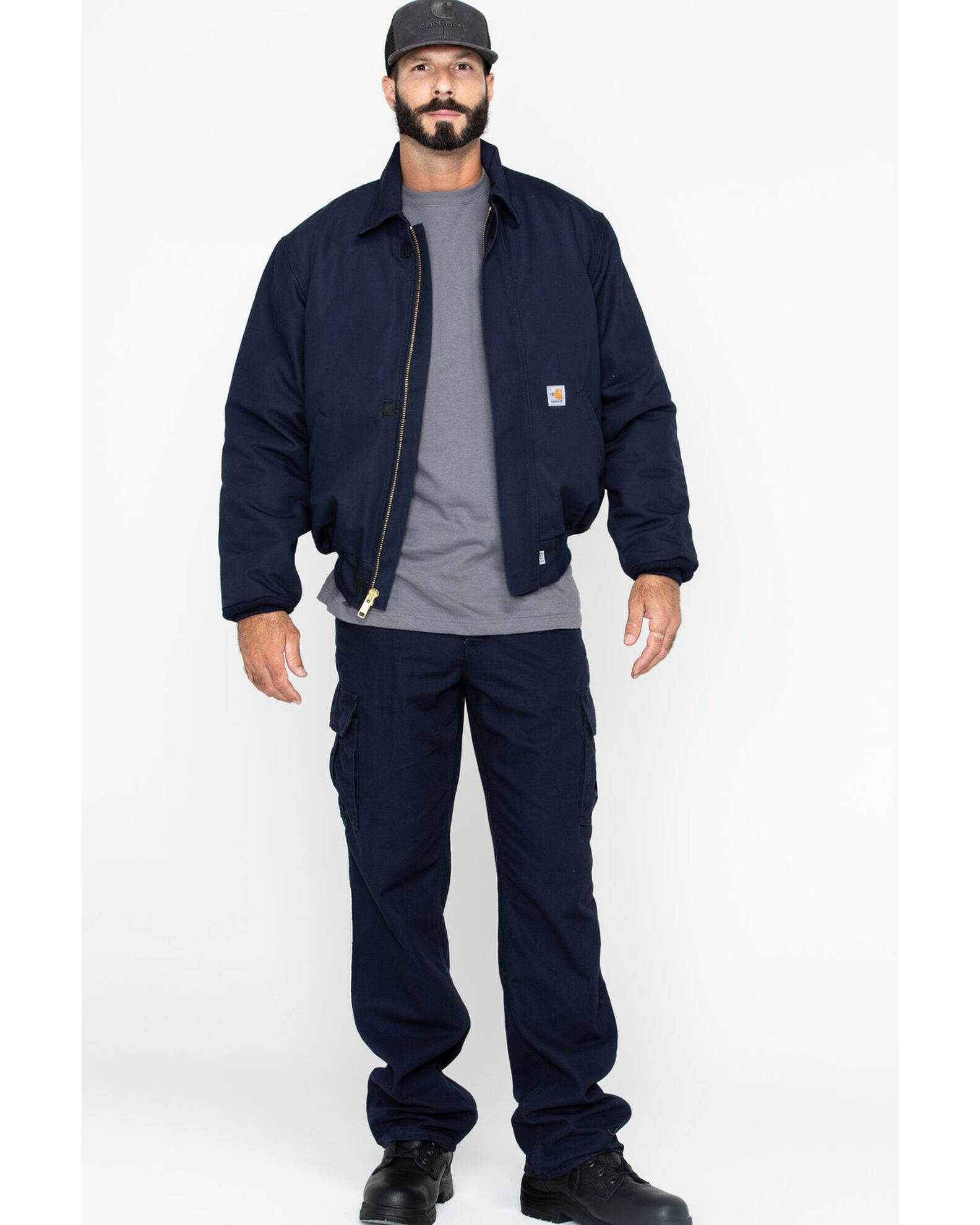 Carhartt Men s FR Duck Bomber Jacket Big Tall Boot Barn