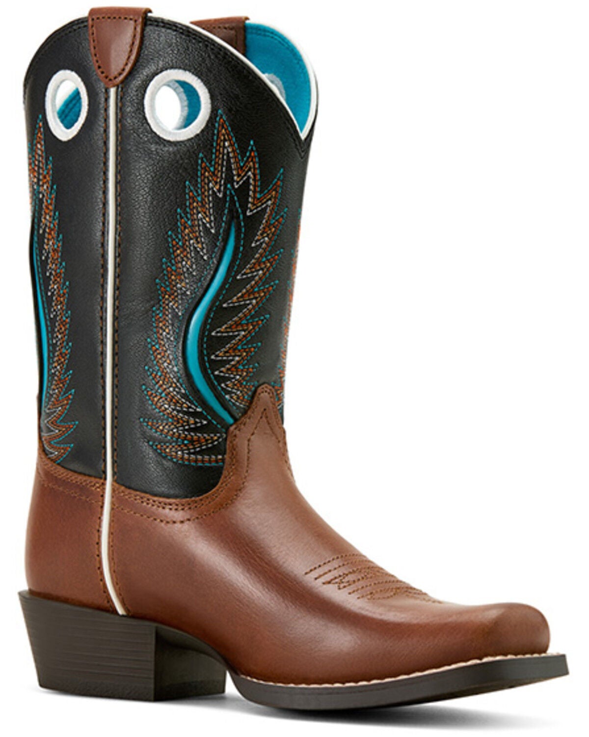 Ariat Boys' Futurity Fort Worth Western Boots - Square Toe, Brown, hi-res