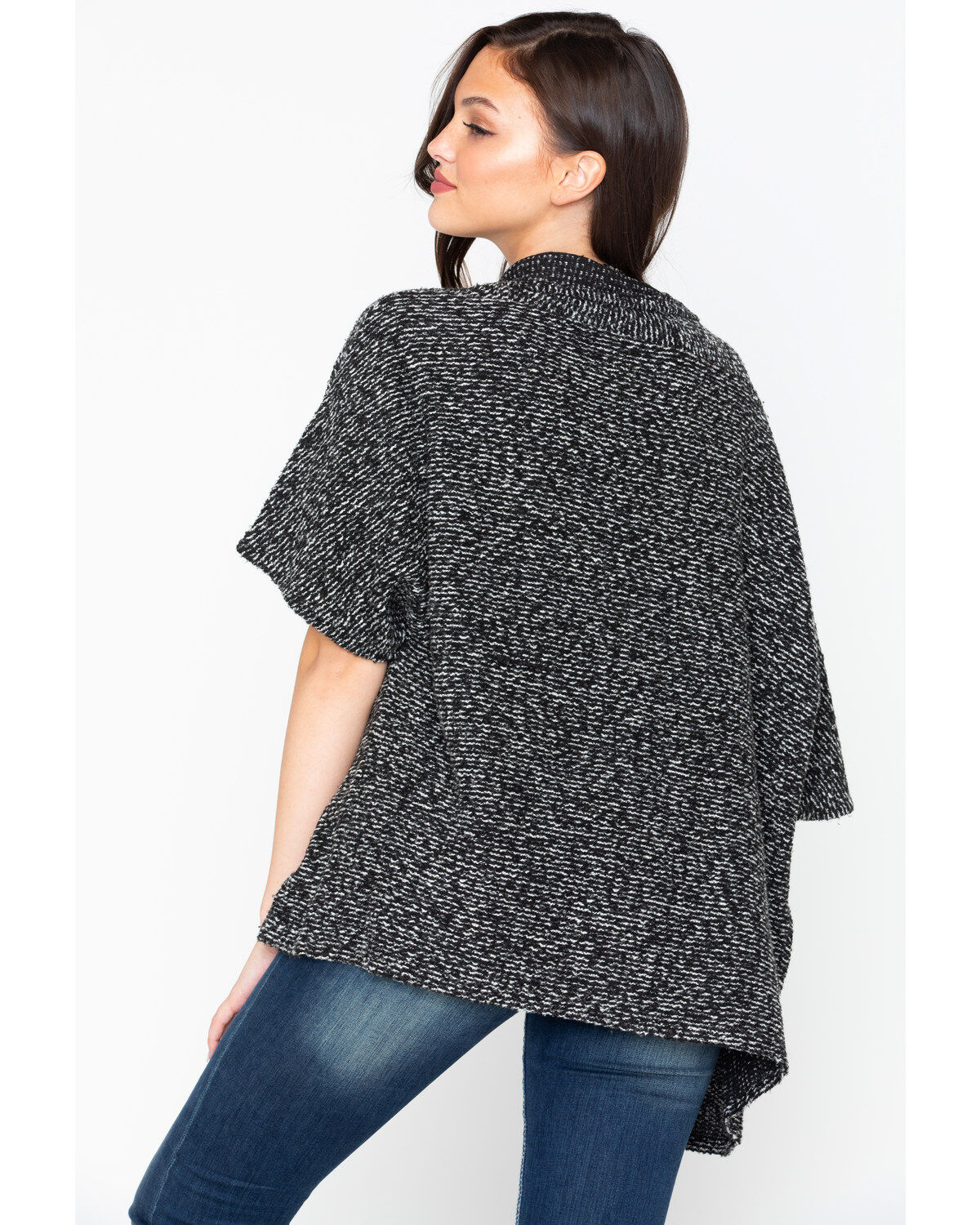 Image #2 - BB Dakota Women's Knit Cardigan, Black, hi-res