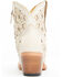 Image #5 - Shyanne Women's Lily Floral Embroidered Western Fashion Booties - Round Toe, Off White, hi-res