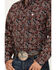 Image #3 - Cinch Men's Paisley Print Long Sleeve Button-Down Western Shirt, Black, hi-res