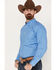 Ariat Men's Leroy Classic Fit Western Shirt, Blue, hi-res