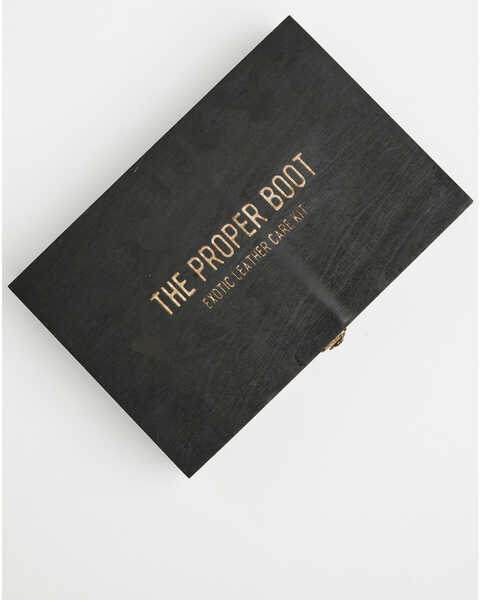 Boot Barn Proper Exotic Boot Care Kit, Black, hi-res