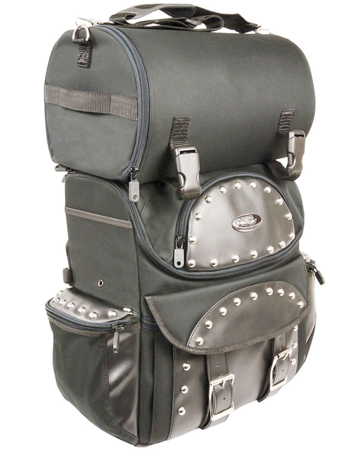 Milwaukee Leather Women's Performance Touring Sissy Bar Bag, Black, hi-res